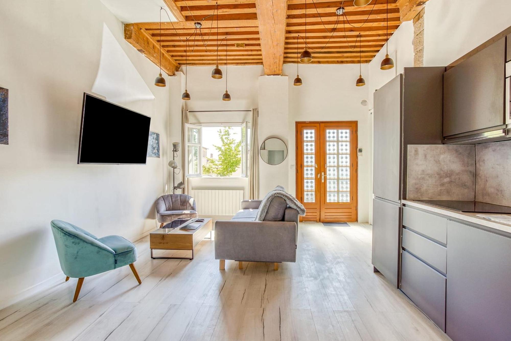 ליון Charming 6-Person Apartment Terreaux & Croix Rousse Area מראה חיצוני תמונה