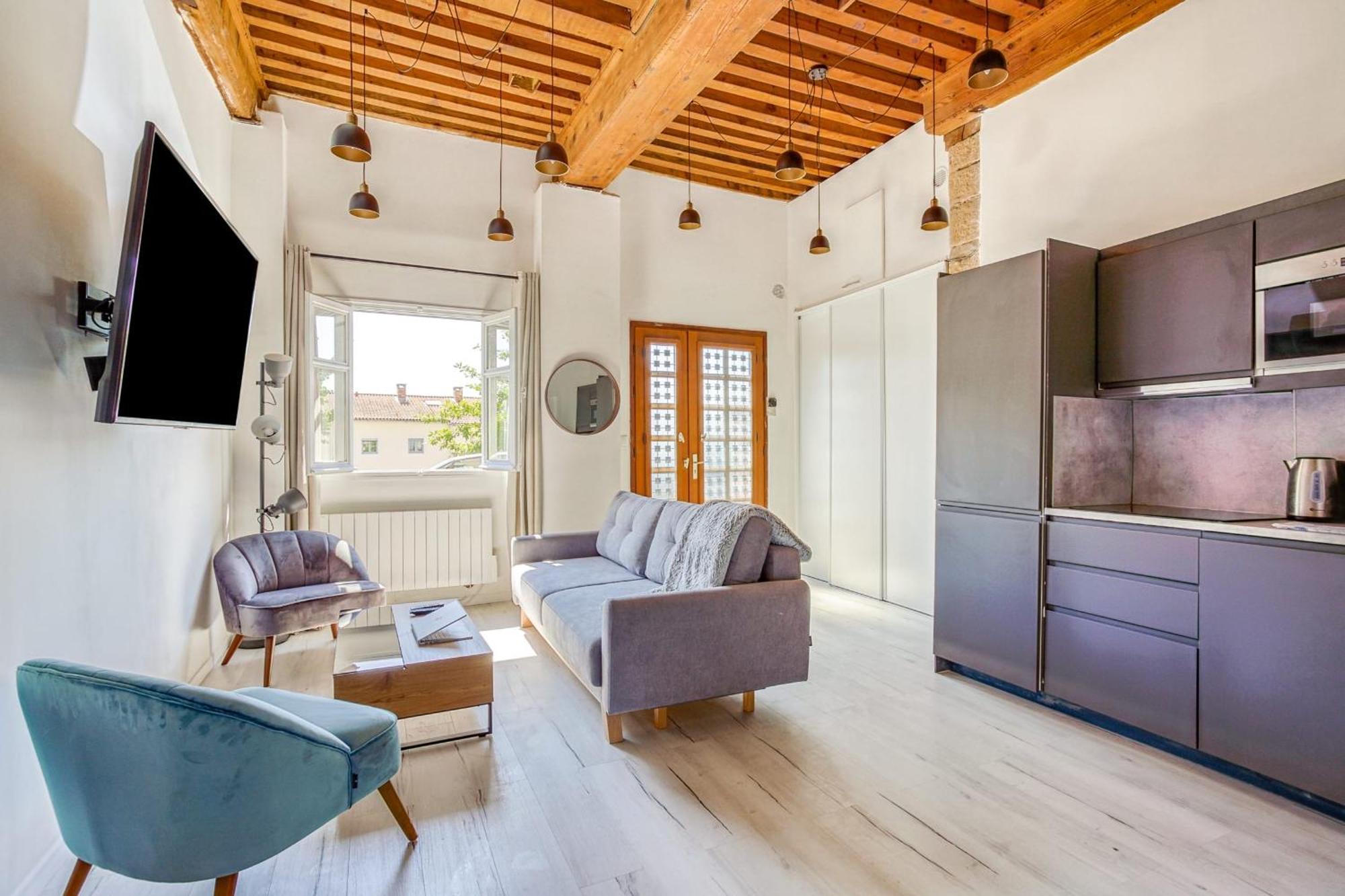 ליון Charming 6-Person Apartment Terreaux & Croix Rousse Area מראה חיצוני תמונה